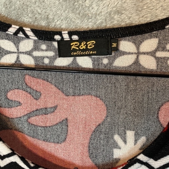 R & B Collection Reindeer Dress - Picture 3 of 6